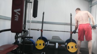 Me doing a Workout lifting Olympic weights