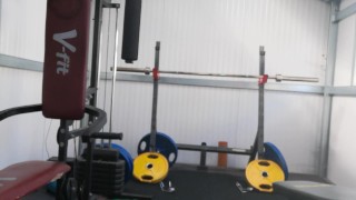 Me doing a Workout lifting Olympic weights