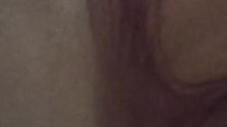 White chick has lips that grip fucks self with realistic dildo