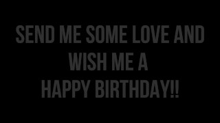 Dirty Talking Birthday Boy's Thick Cock with Thick Dripping Load