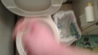 Mitchtheamazing cums in the bathroom for you