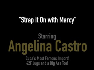 Big Booty BBWs Angelina Castro & Marcy  Diamond Pussy Fuck & Orgasm!