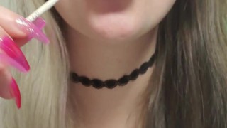 Lollipop Licking Slut - Shove it in my Ass & Pussy! 