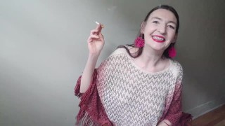 Inhale 24 smoking fetish by Gypsy Dolores