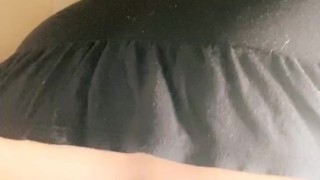 Grinding on Fat Dildo