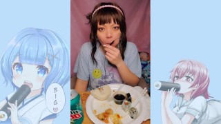 quarantine date with your asian gf *ASMR* (no talking, just eating)
