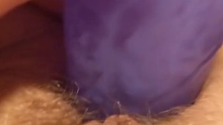 Close-up POV Dildo Fuck: Loud and Messy