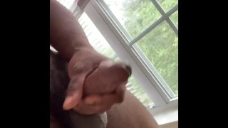 BIG CUMSHOT WHILE MASTERBATING AT WORK 