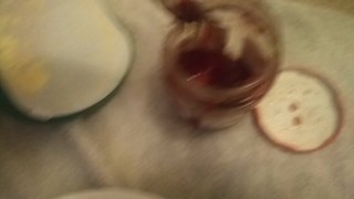 make and eat jam sandwich