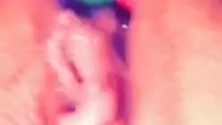 A girl and her vibrator 