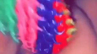Playing with my toy 