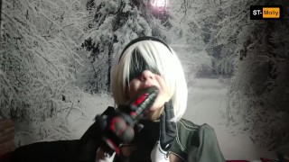 NieR Automata: intensive blowjob