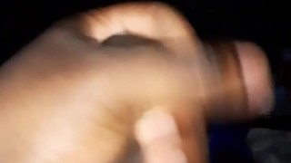 Stroking BBC In Bed Late Night