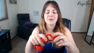 Doc Johnson Kinky Red Weighted Anal beads