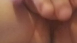 Playing with my balls and jerking off w/cumshot