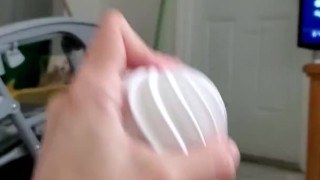 Masterbating with my Tenga Flex
