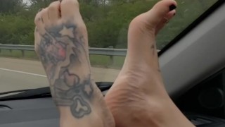 Quarantine free friday! Feet on the dash #2