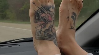 Quarantine free friday! Feet on the dash #2