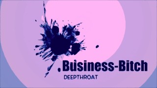 sexy persönliche Assistentin für face fuck und deep throat benutzt