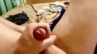 Hot sexy straight guy POV nice big dick with nice big cum shot