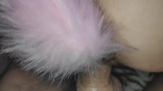 Anal dildo, clitor fist, tale in teen ass and comeshot in her wet pussy.