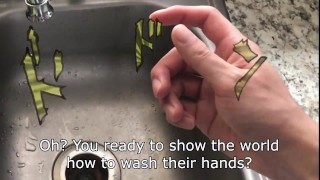 A jojo's guide to washing your hands #SCRUBHUB
