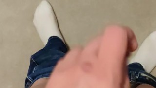Big load down my leg and in my jeans