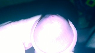 Huge unload under desk during voice sex with my bf Josh