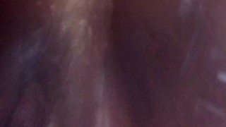 Black milf masturbating outdoors