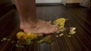 My first food crush. Rate my foot and food fetish