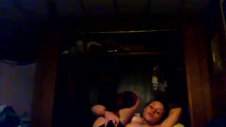 Horny lil slut plays with her pretty little pussy!! 