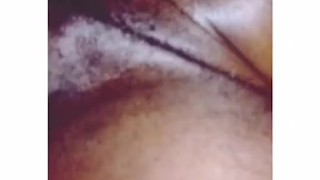Stroking black dick