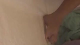Playing in shower while everyone gone