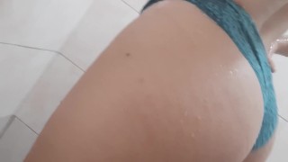 Showered Hot ASIAN ASS 