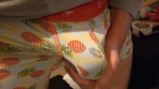 Daddy creams his underwear [4k]