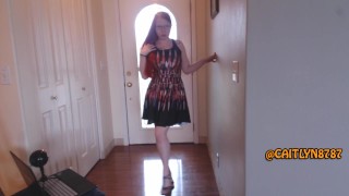 Stripping Off My Dress and Dirty Talking to Tease You