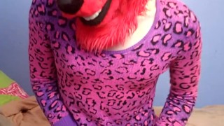 Fox Girl Shoots Load in Condom!!!