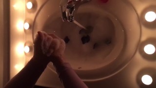 Hand Spa Keeps Hands Clean #SCRUBHUB