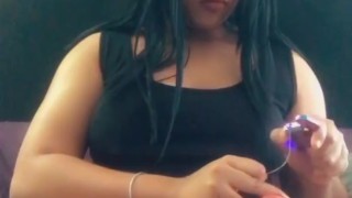  Goth Vampire Smokes A Bowl