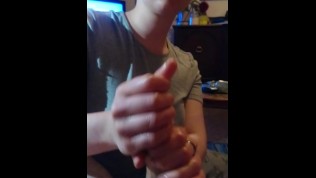 Pov Stroking, Sucking and Showing Off My Boyfriend's Big Dick @Tomshaw120 