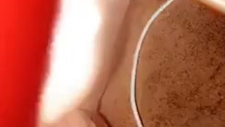 Up close big clit rubbing! 