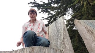 Just a quick piss outside