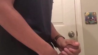 Teen jerking off
