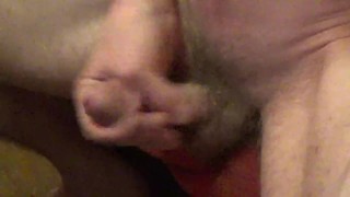 Solo Male Quick Jerk off and cumshot - Masturbating
