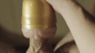 Big white dick fucking fleshlight POV [4K High Quality]
