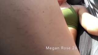 Outdoor pussy teasing 