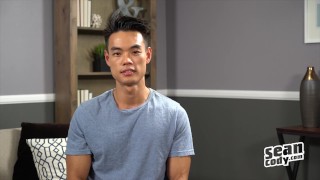 Sean Cody - Zac - Asian hunk masturbates solo by the pool