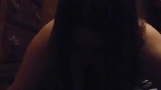 Wanted a hard cock in my mouth but BF wasn't home. So I got a toy instead