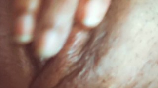 Rubbing my wet pussy