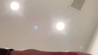 Fingering myself at work